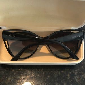 VERSACE cat eye sunglasses.
